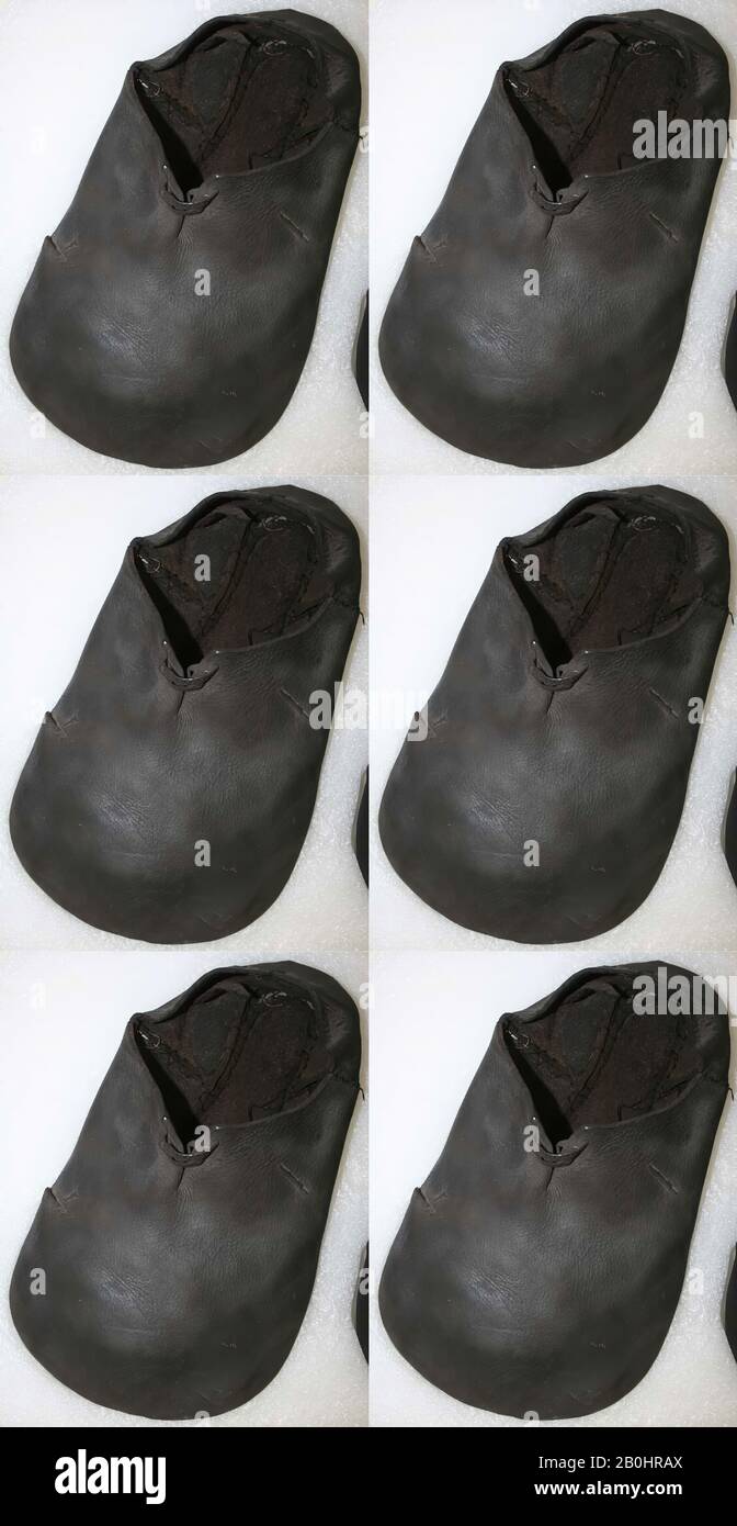Scarpe, europeo, 16th secolo-17th secolo, europeo, pelle Foto Stock