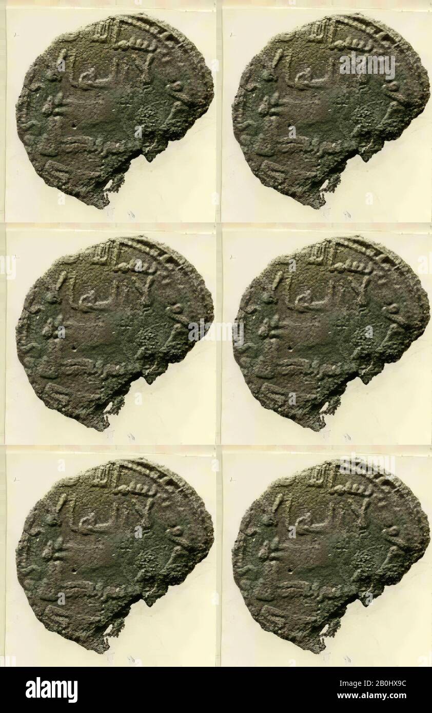 Moneta, A.H. 160-63/A.D. 776–79, Scavato In Iran, Nishapur, Rame, Monete Foto Stock