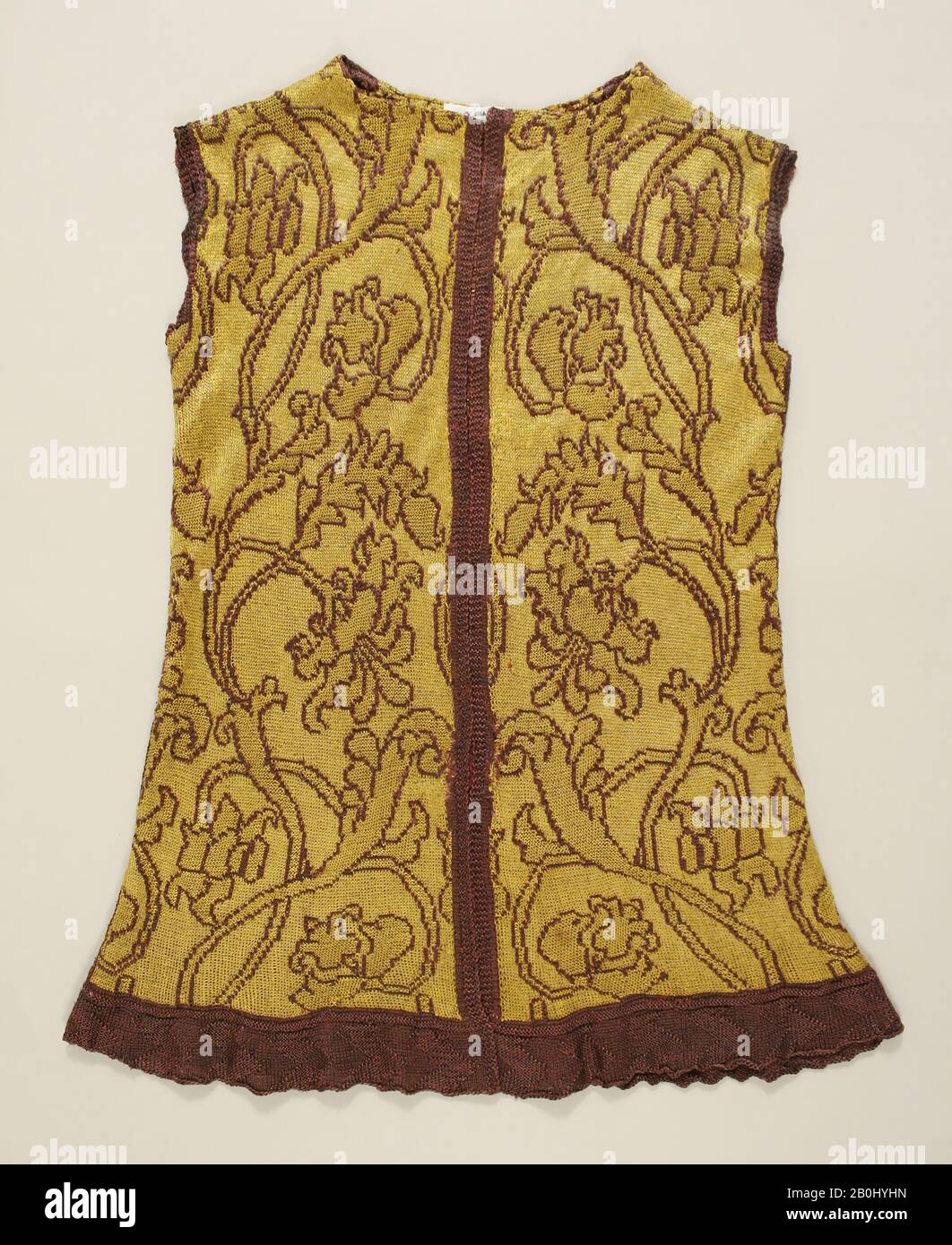 Giacca, italiana, inizio 16th secolo, italiana, seta, filo metallico Foto Stock