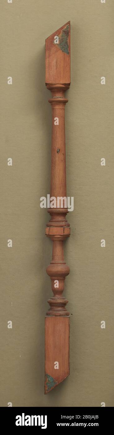 Balustre, britannico, metà-18th secolo, britannico, Affare, altezza: 26 1/4 in. (66,7 cm), legno Foto Stock