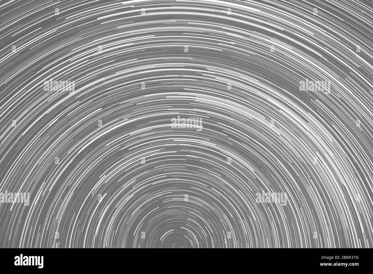 Star trails da Kea Island (Cicladi, Grecia) Foto Stock