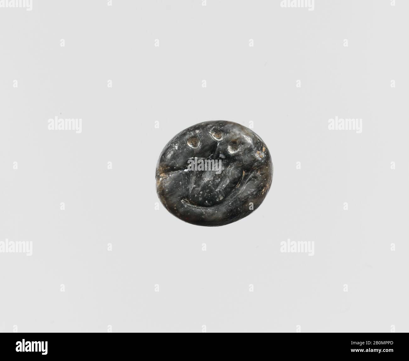 Seal, Minoan, Minoan III, Cultura: Minoan, steatite, Altro: 5/8 x 5/8 in. (1,5 x 1,7 cm), Gems Foto Stock