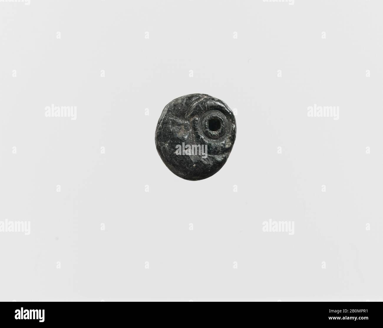 Seal, Minoan, Minoan III, Cultura: Minoan, steatite, Altro: 7/16 x 1/2 in. (1,2 x 1,2 cm), Gemme Foto Stock