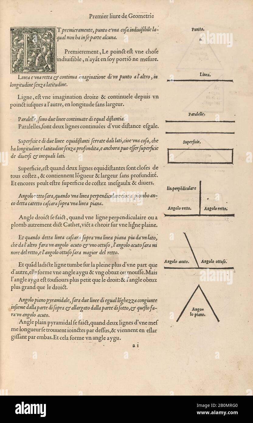 Sebastiano Serlio, il primo libro d'architettura di Sebastiano Serlio Bolognese. Il secondo libro libro libro di perspectia di Sebastiano Serlio, Bolognese., Sebastiano Serlio (Bologna 1475–1554 Fontainebleau), François i, re di Francia (1494–1547), 1545, libro Stampato con illustrazioni in legno Foto Stock