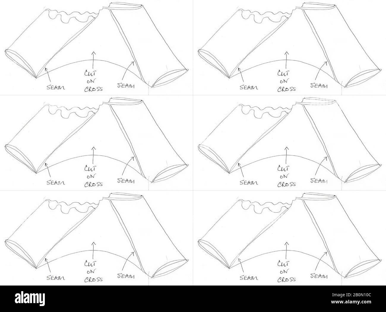 Pantaloni Corti, Alanic, Periodo Sei Dinastie, Data Ca. 7th-9th secolo d.C., regione del Caucaso, Alanic, lino, 22 x 40,5 poll. (55,88 x 102,87 cm), Textiles-Costumi Foto Stock