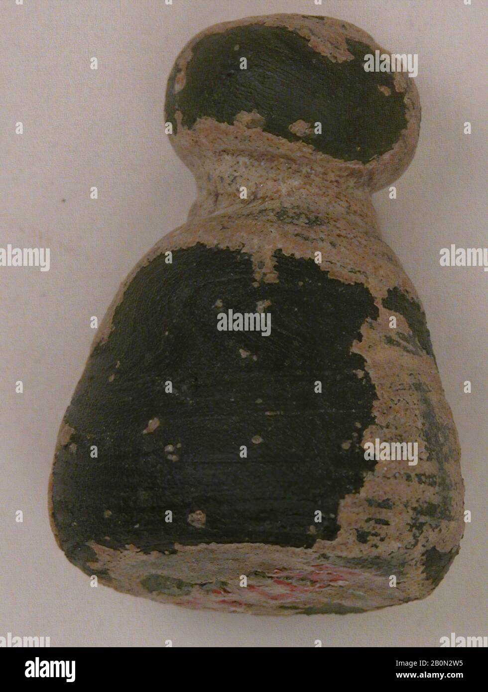 Pezzo di scacchi, pedone, pezzo di scacchi, 8th–11th secolo, Attribuito a Western Islamic Lands, vetro, H. 1 5/16 in. (3,3 cm), pezzi da gioco Foto Stock