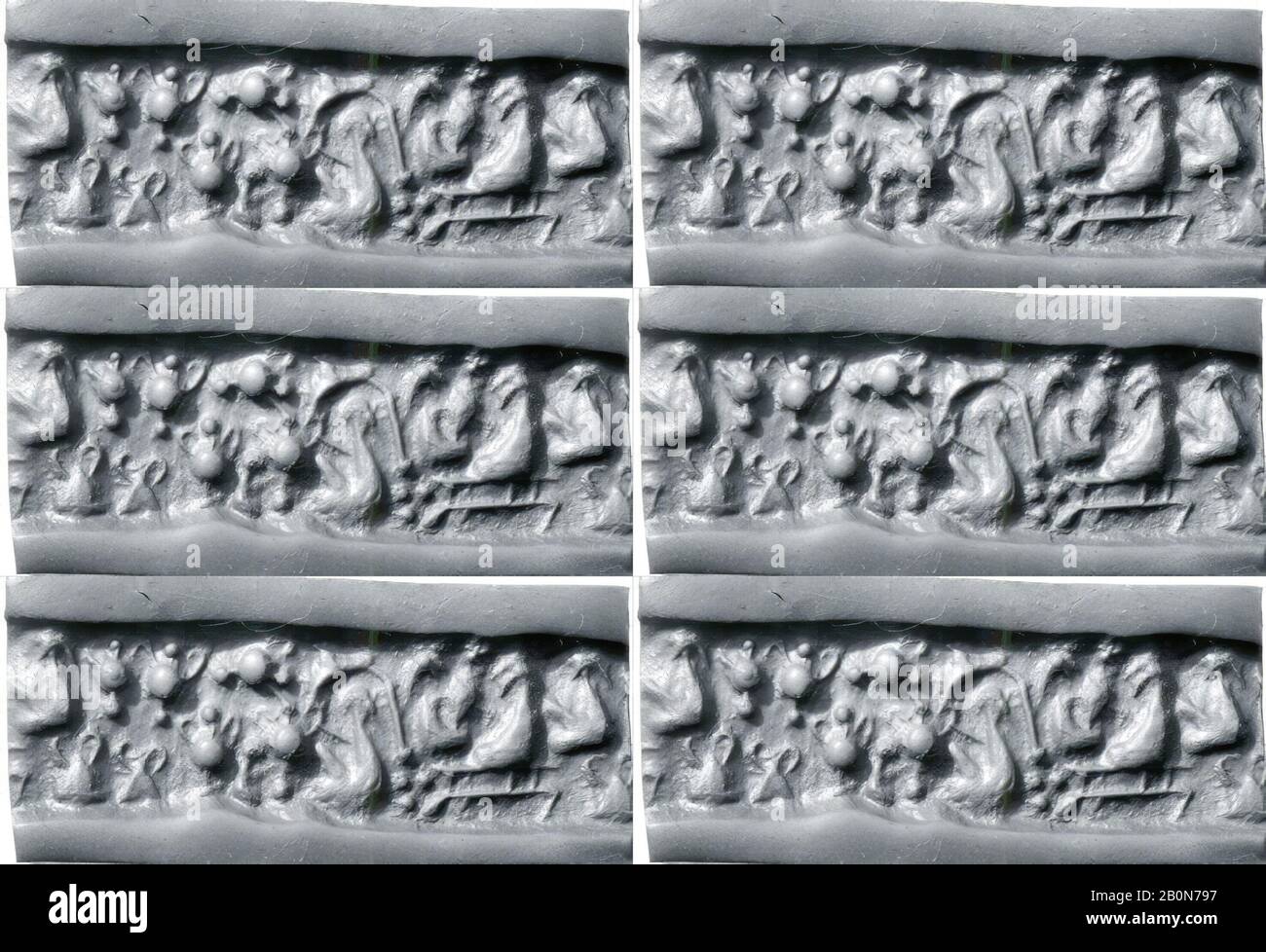 Guarnizione cilindrica e impronta moderna: Figura femminile seduta su una  piattaforma con 'Signore pigtailed' e pentole,