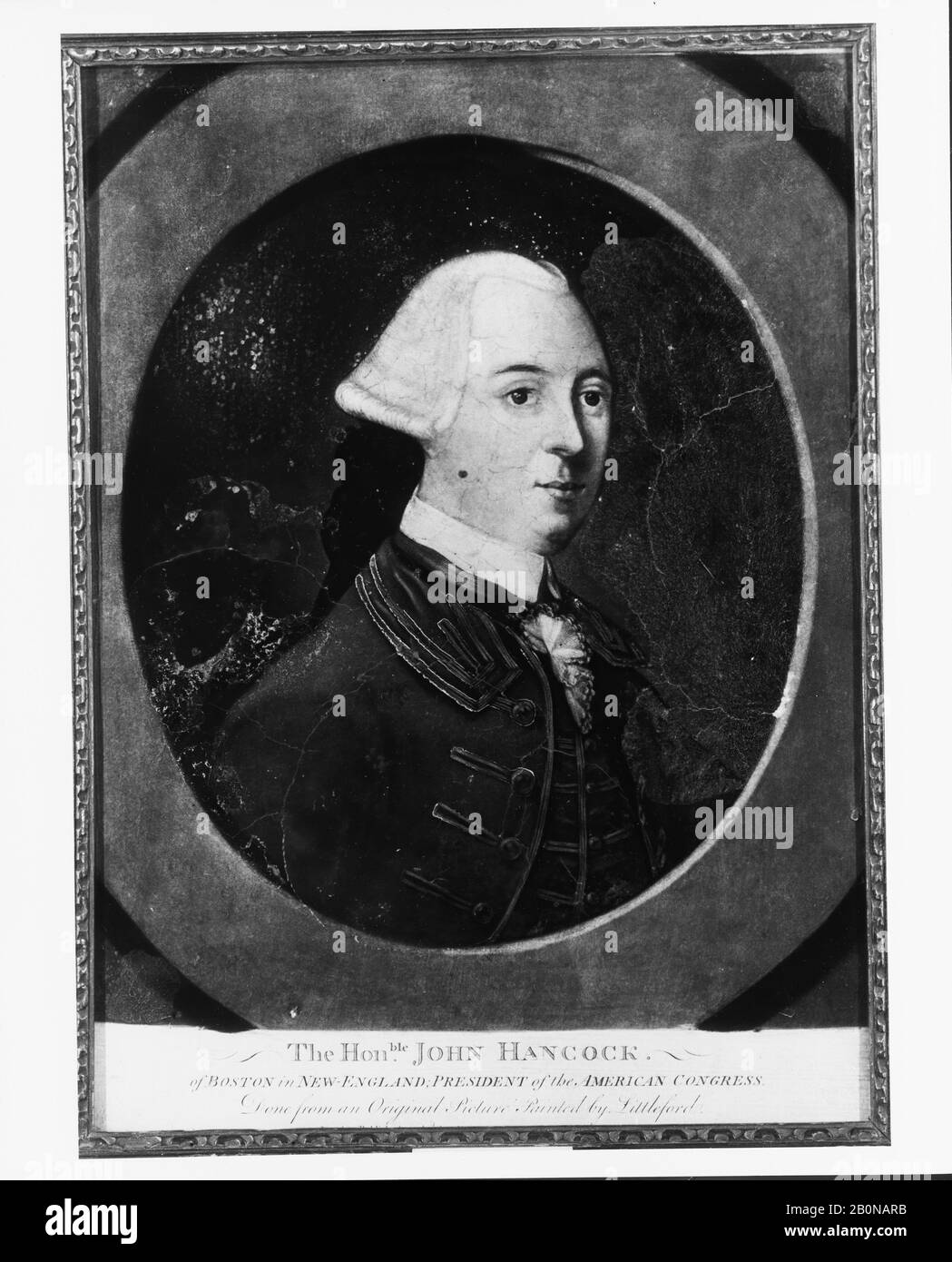 John Hancock, 1770-1800, Made in England, Oil on glass, Dimensions unavailable, Paintings Foto Stock