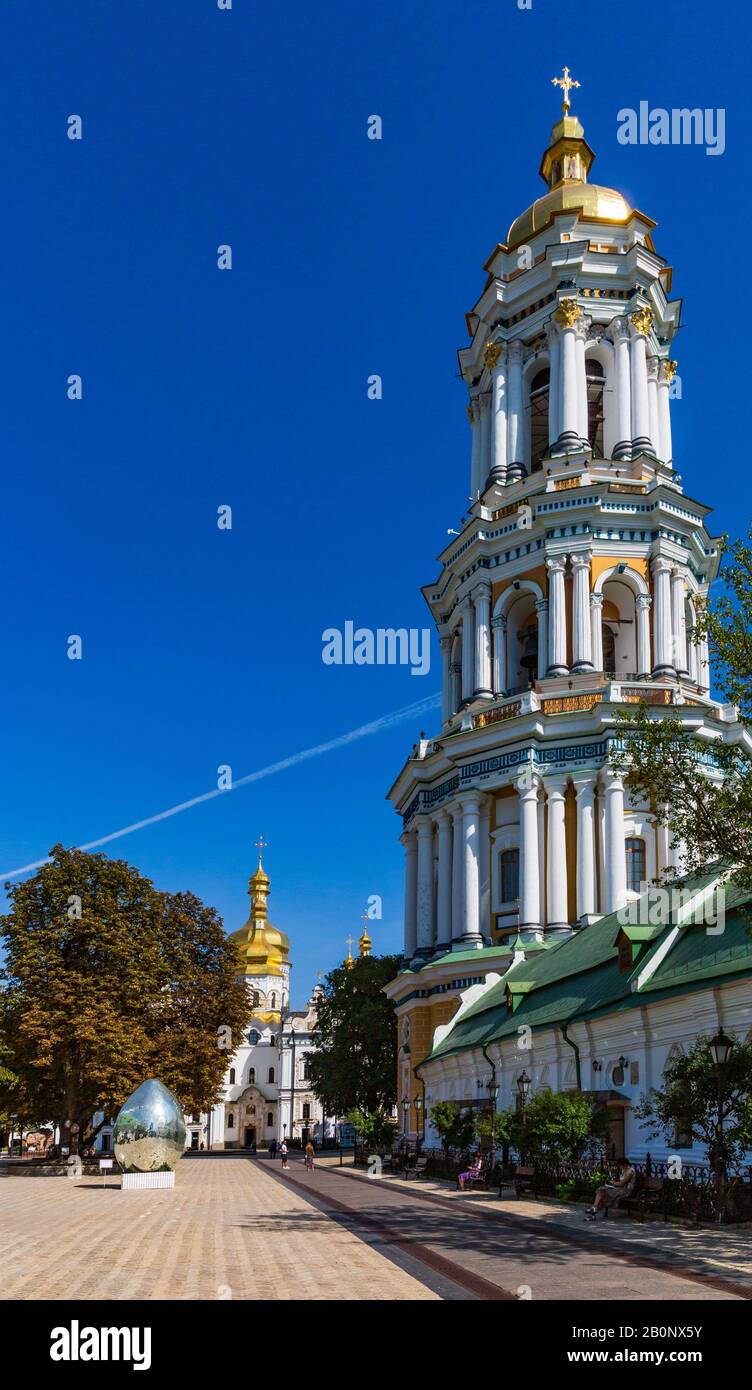 Monastero delle Grotte Pechersk Lavra punto di riferimento di Kiev Ucraina Europa Foto Stock