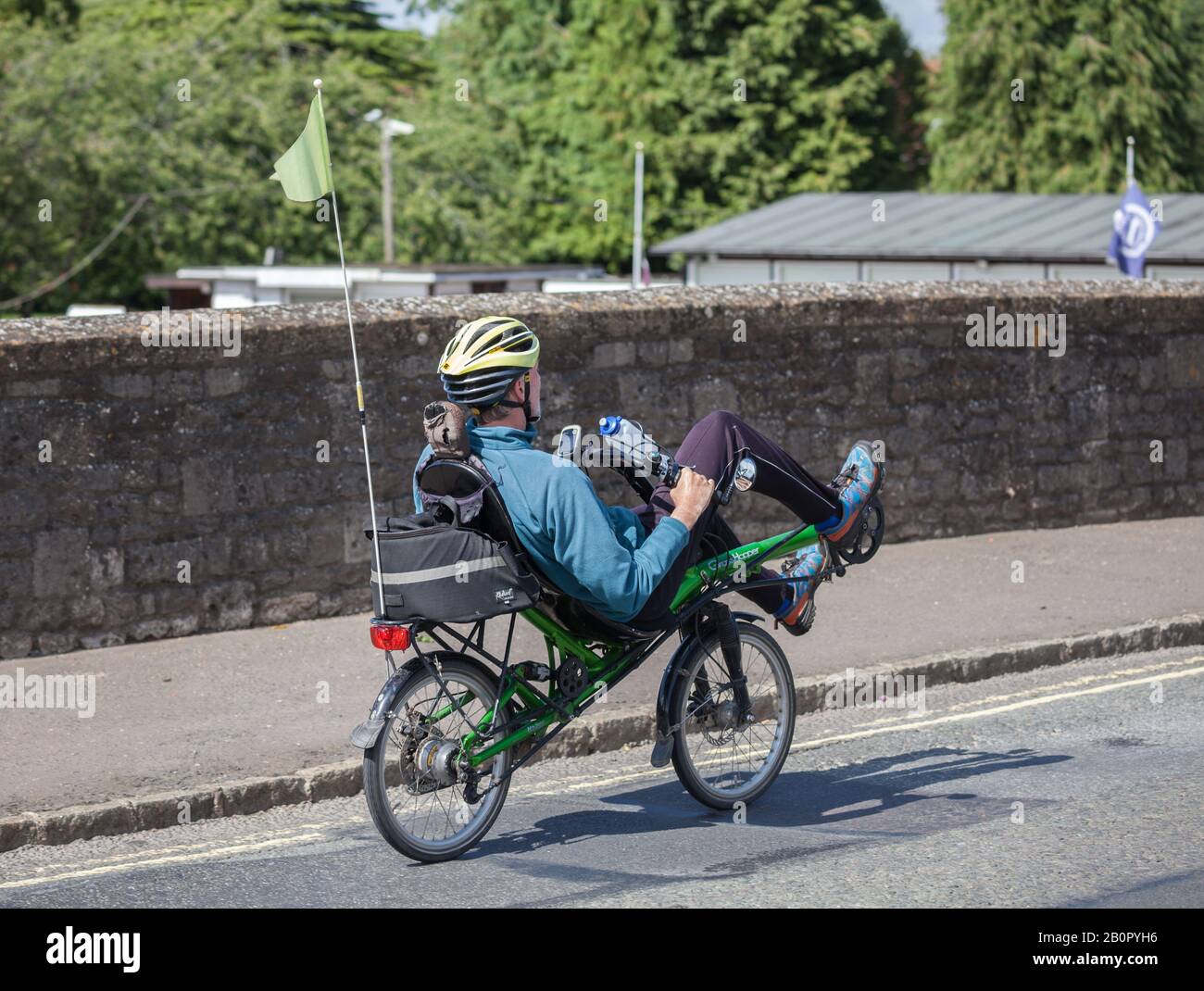 Trikes recumbent Foto Stock