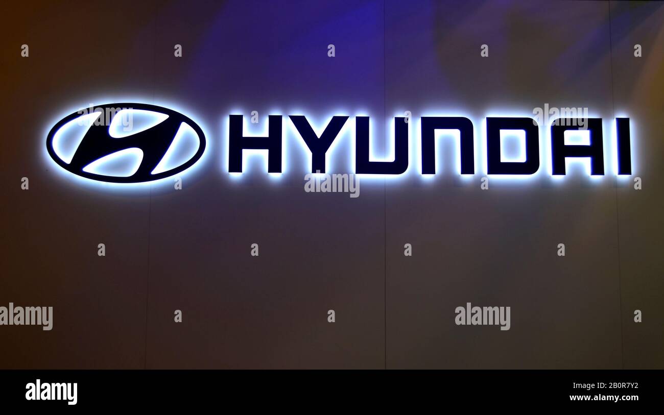 Logo Hyundai Foto Stock