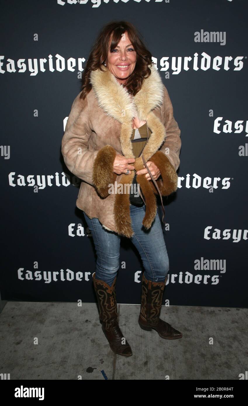 Los Angeles, California 20th Feb, 2020. Kelly LeBrock, all'EASYRIDERS, Festeggia il lancio del marchio e festeggia il 50th anniversario della leggendaria rivista alla House Of Machines di Los Angeles, California, il 20 febbraio 2020. Credito: Faye Sadou/Media Punch/Alamy Live News Foto Stock