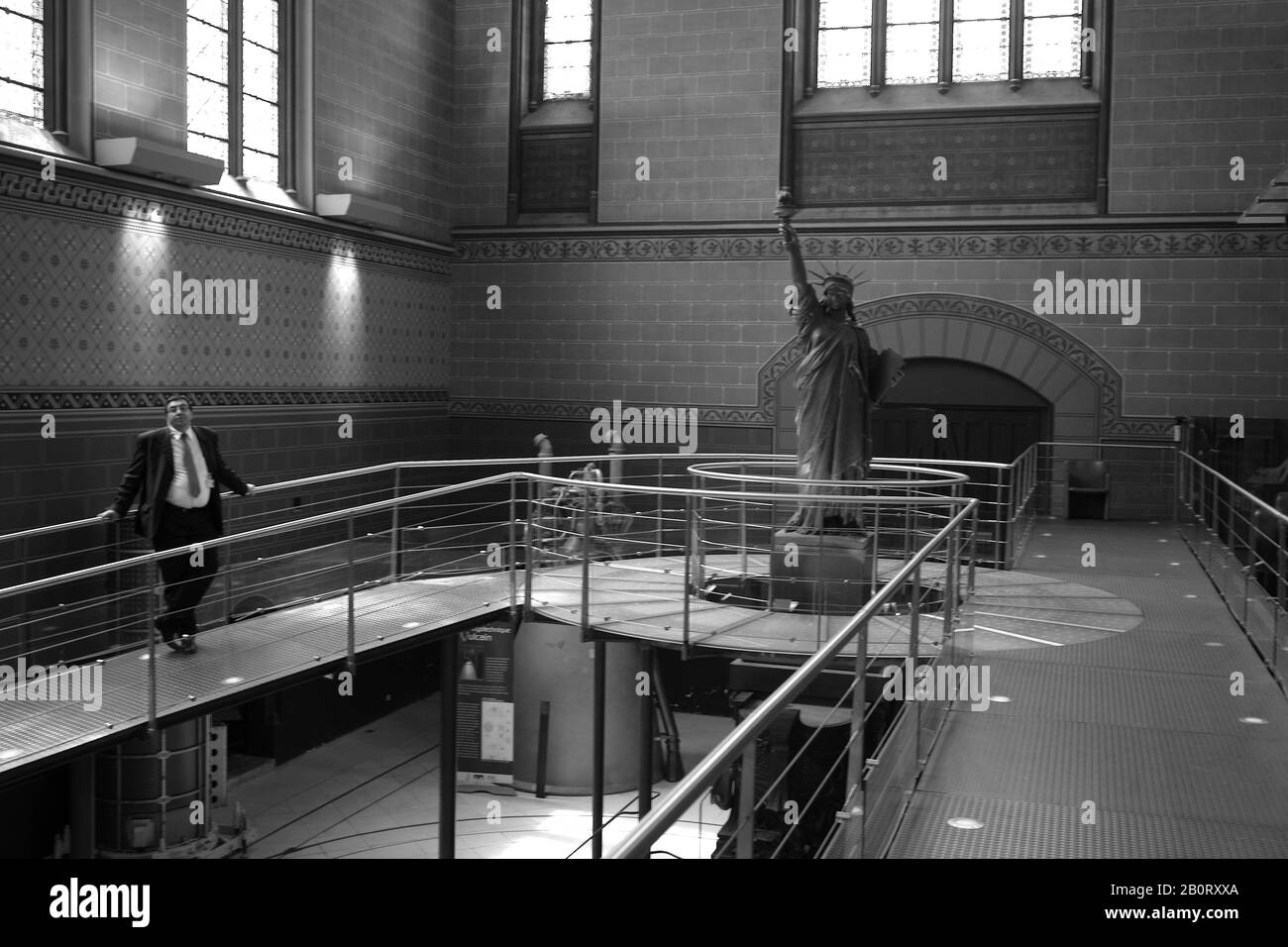 Prototipo della Statua della libertà, Musée des Arts et Métiers, Parigi Foto Stock