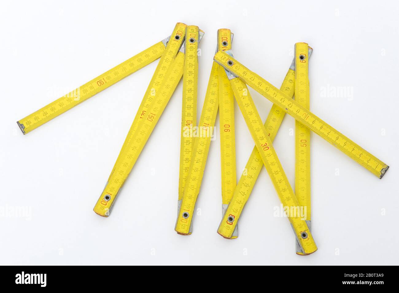 Righello giallo per i piedi, intaglio, Ã-sterreich Foto Stock