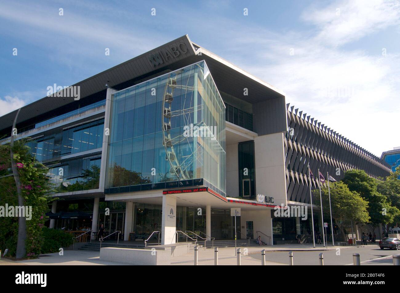 Brisbane, Queensland, Australia - 15th Gennaio 2020 : Vista degli studi ABC (Australian Broadcasting Corporation) a Brisbane. ABC è la nazione dell'Australia Foto Stock