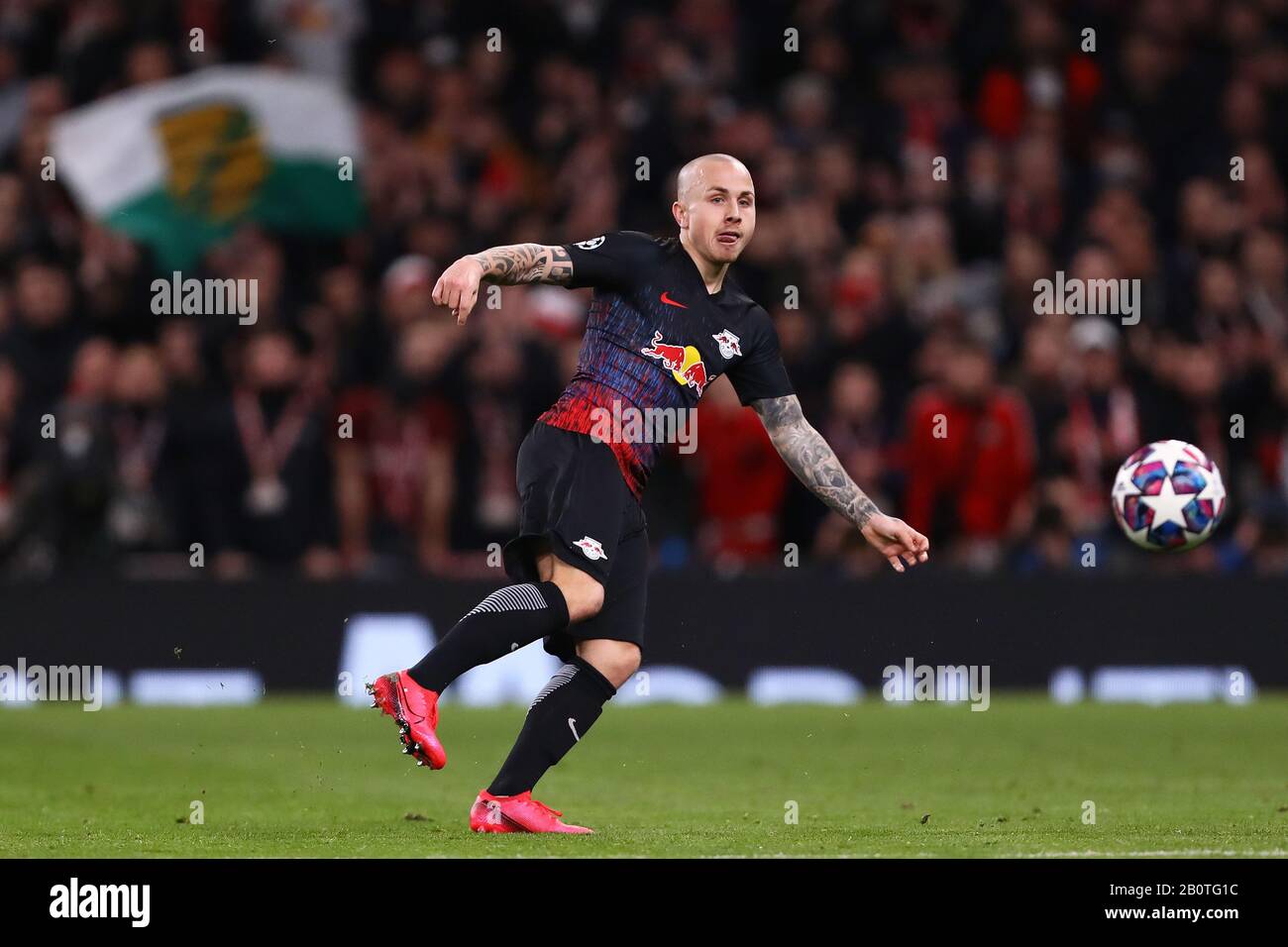 Angelino of RB Leipzig - Tottenham Hotspur v RB Leipzig, UEFA Champions League - Round of 16 First Leg, Tottenham Hotspur Stadium, London, UK - 19th February 2020 Foto Stock