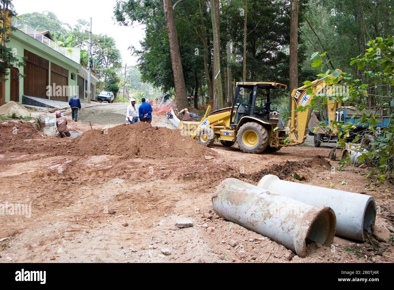 Mananzial Guarapiranga, Guavirutuba, São Paulo, Brasile Foto Stock