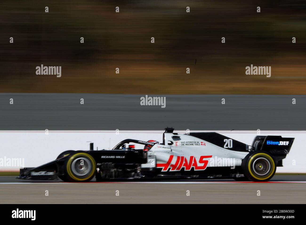 20 Kevin Magnussen, Haas F1 Team. GP d'Italia, campionato del mondo di Formula 1 2020, giornate di prove invernali 1 2020 Barcellona, 19-21 febbraio 2020.Photo Fed Foto Stock