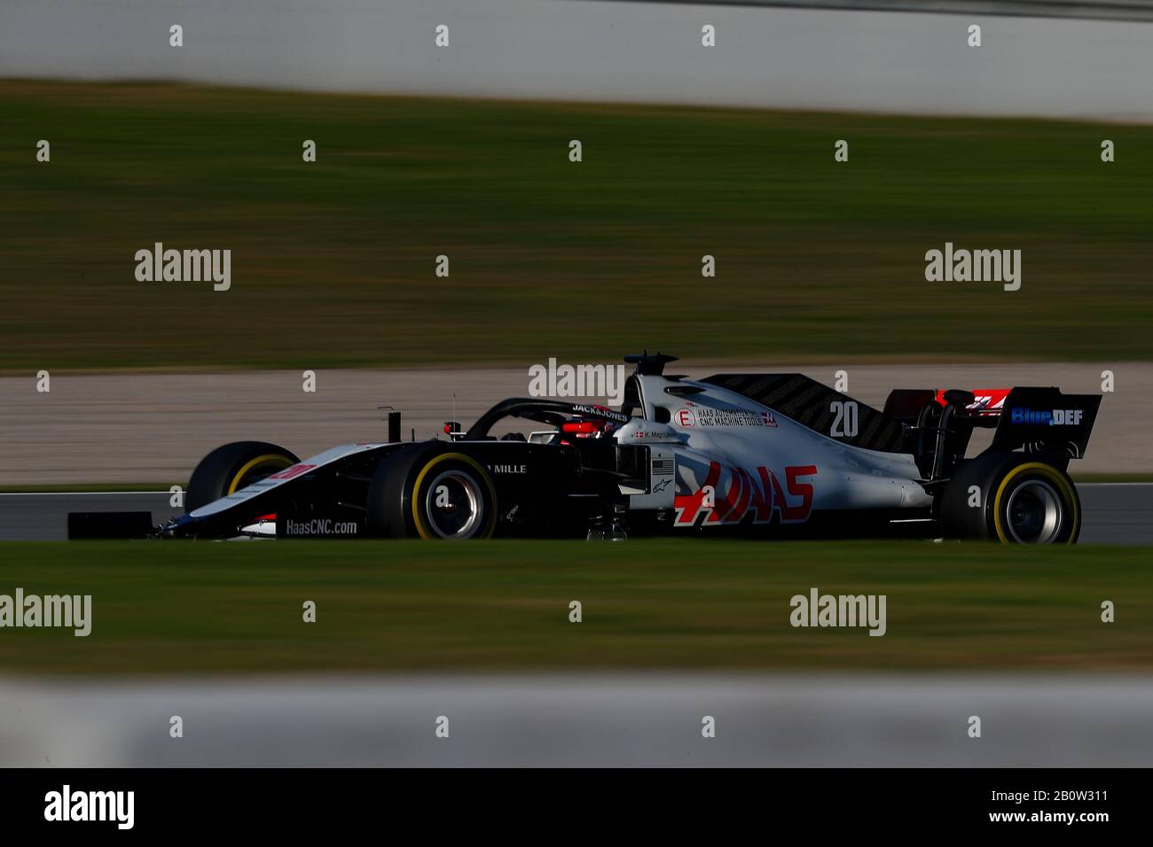 20 Kevin Magnussen, Haas F1 Team. GP d'Italia, campionato del mondo di Formula 1 2020, giornate di prove invernali 1 2020 Barcellona, 19-21 febbraio 2020.Photo Fed Foto Stock