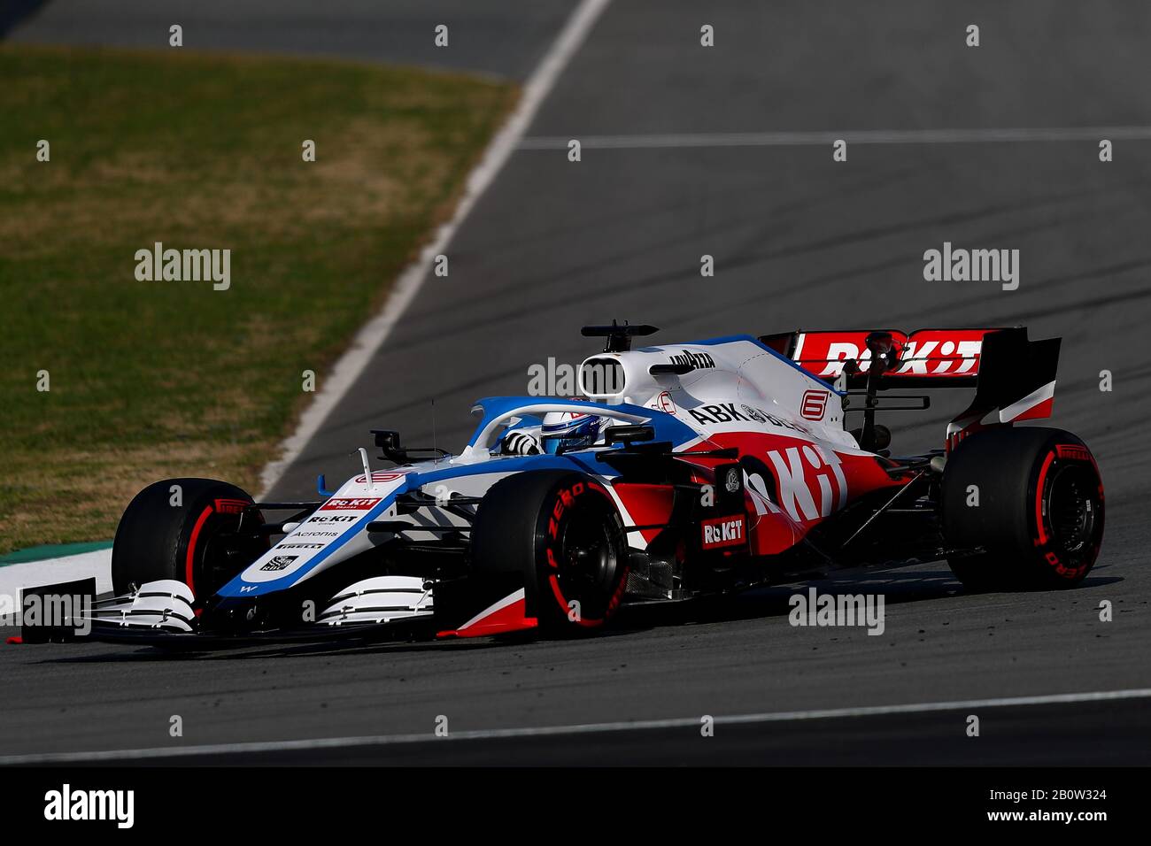 06; Nicholas Latifi Williams Racing Mercedes. Formula 1 World Championship 2020, Winter testing days 1 2020 Barcelona, 19-21 febbraio 2020.Photo Fed Foto Stock