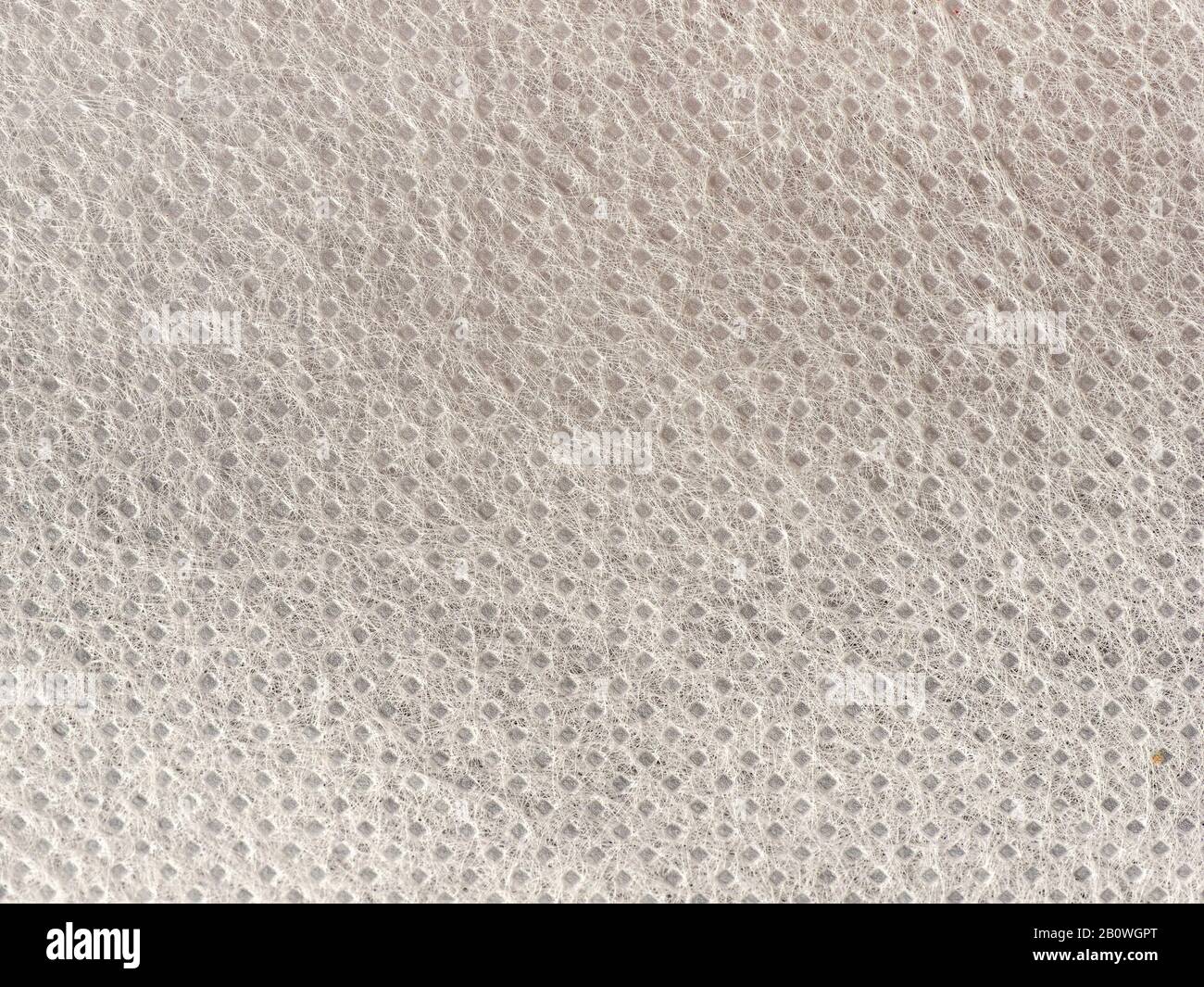 tessuto in polipropilene non tessuto bianco utile come sfondo Foto stock -  Alamy