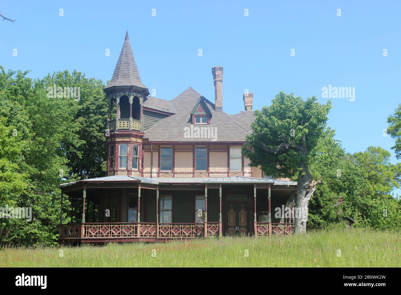 Kreischer Mansion, Costruito Nel 1885, Staten Island, New York Foto Stock