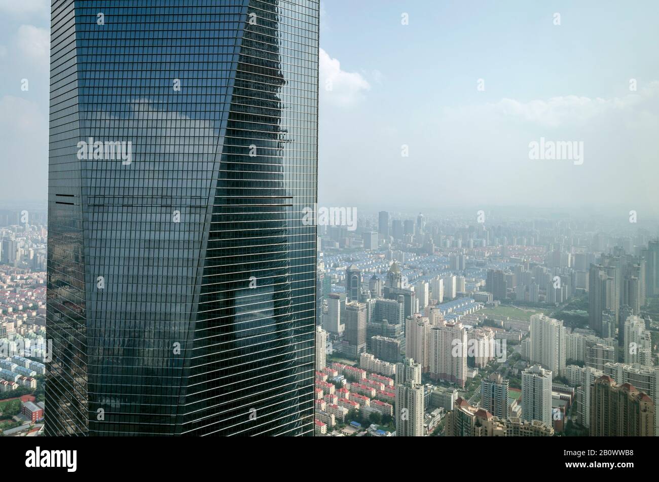 Shanghai World Financial Center, Pudong, Shanghai, Cina Foto Stock