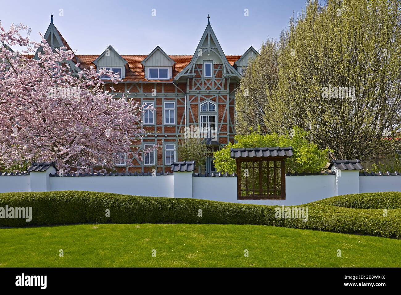 Giardino Giapponese A Bad Langensalzza, Turingia, Germania, Europa Foto Stock