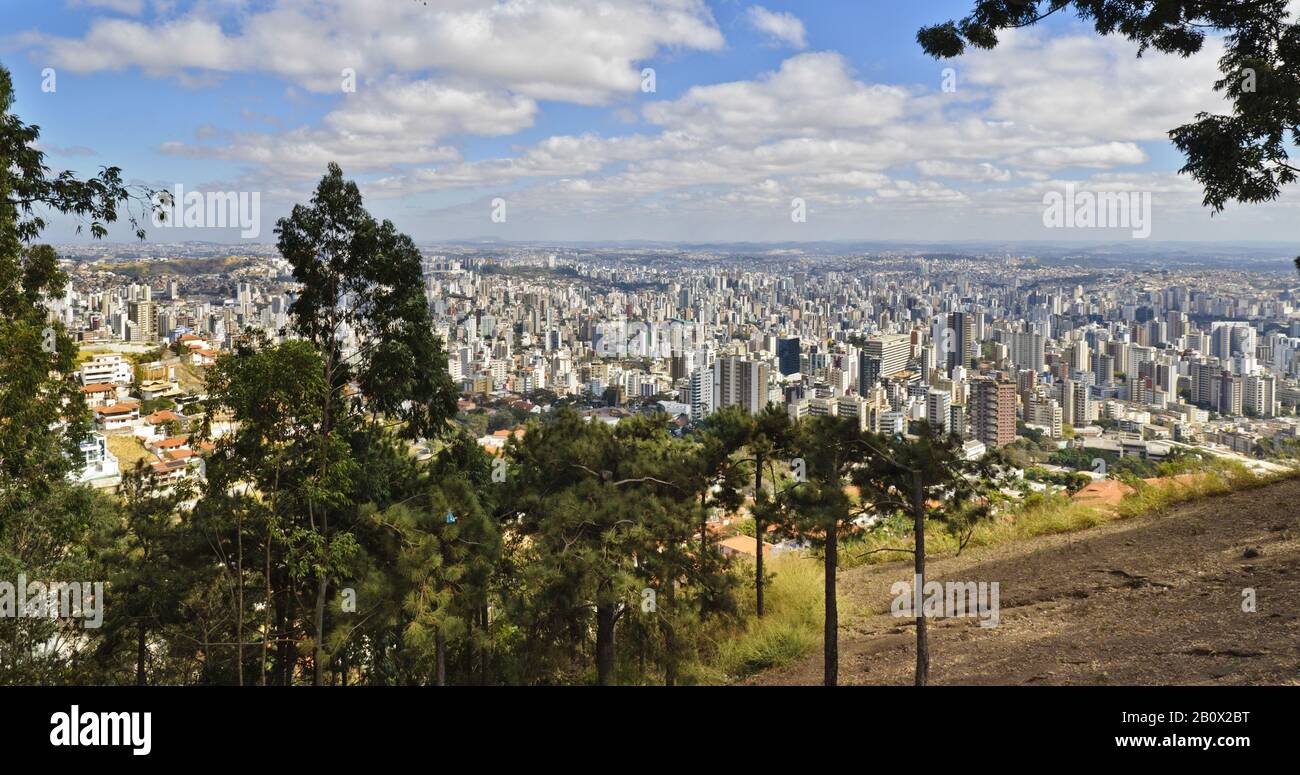 Vista Su Belo Horizonte, Minas Gerais, Brasile, Sud America, Foto Stock
