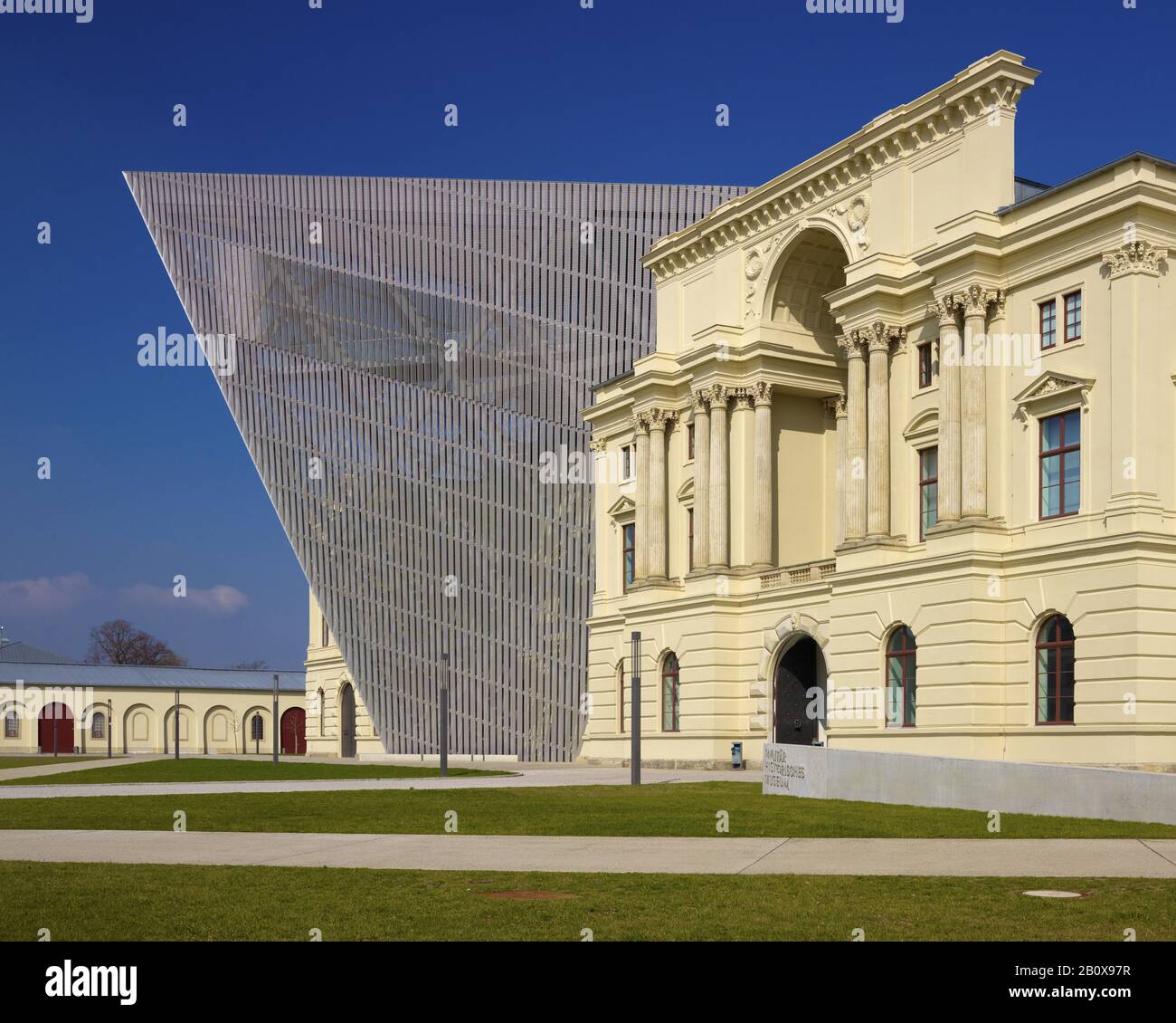 Museo Di Storia Militare Di Dresda, Sassonia, Germania, Foto Stock