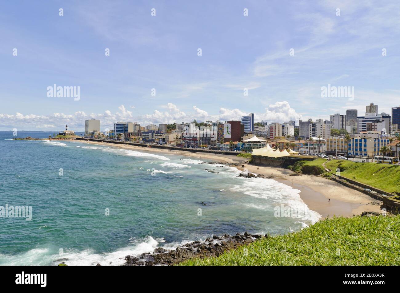 Costa Di Barra, Salvador Da Bahia, Bahia, Brasile, America Del Sud, Foto Stock