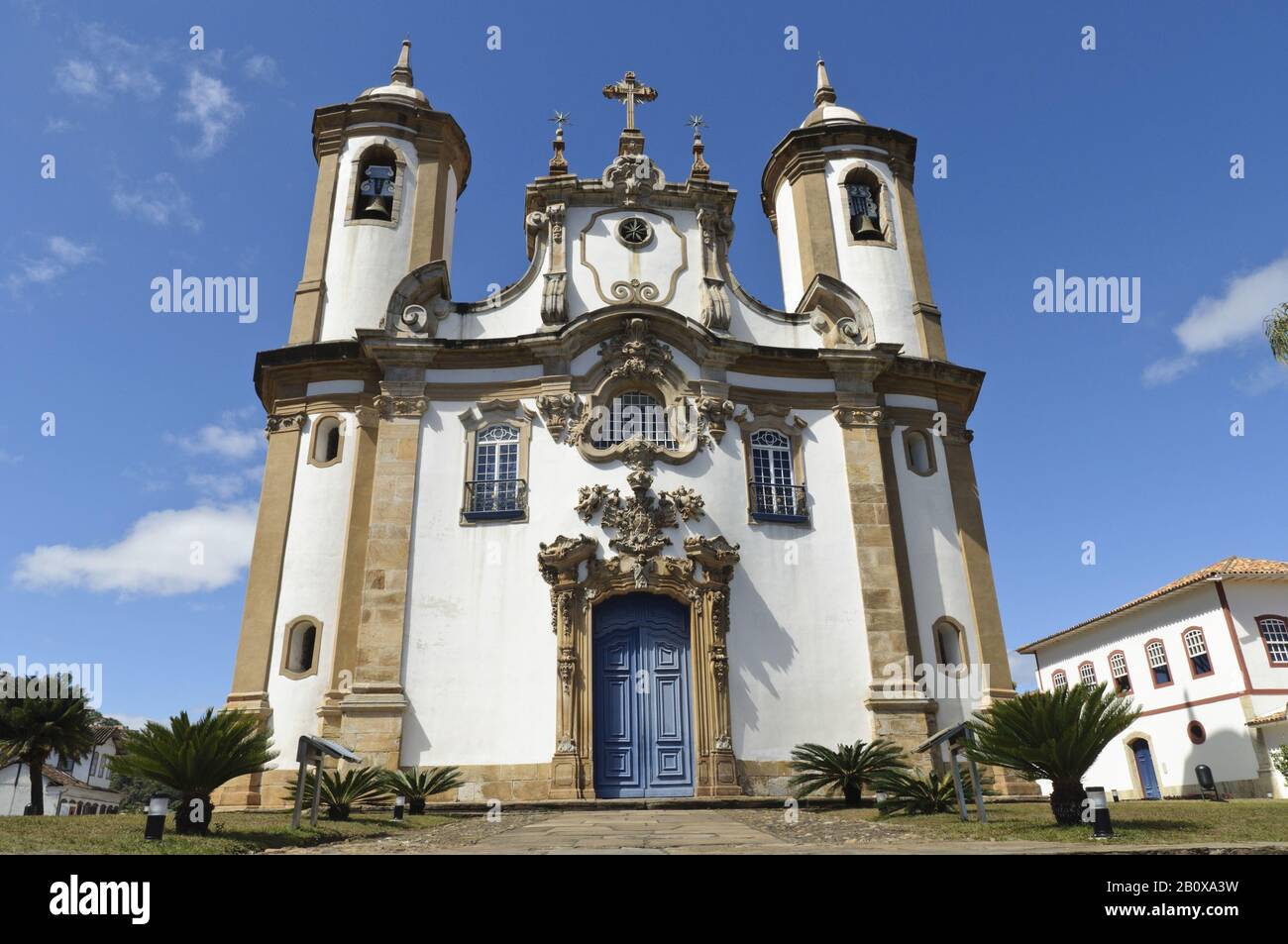 Chiesa Di Nossa Senhora Do Carmo, Ouro Preto, Minas Gerais, Brasile, Sud America, Foto Stock
