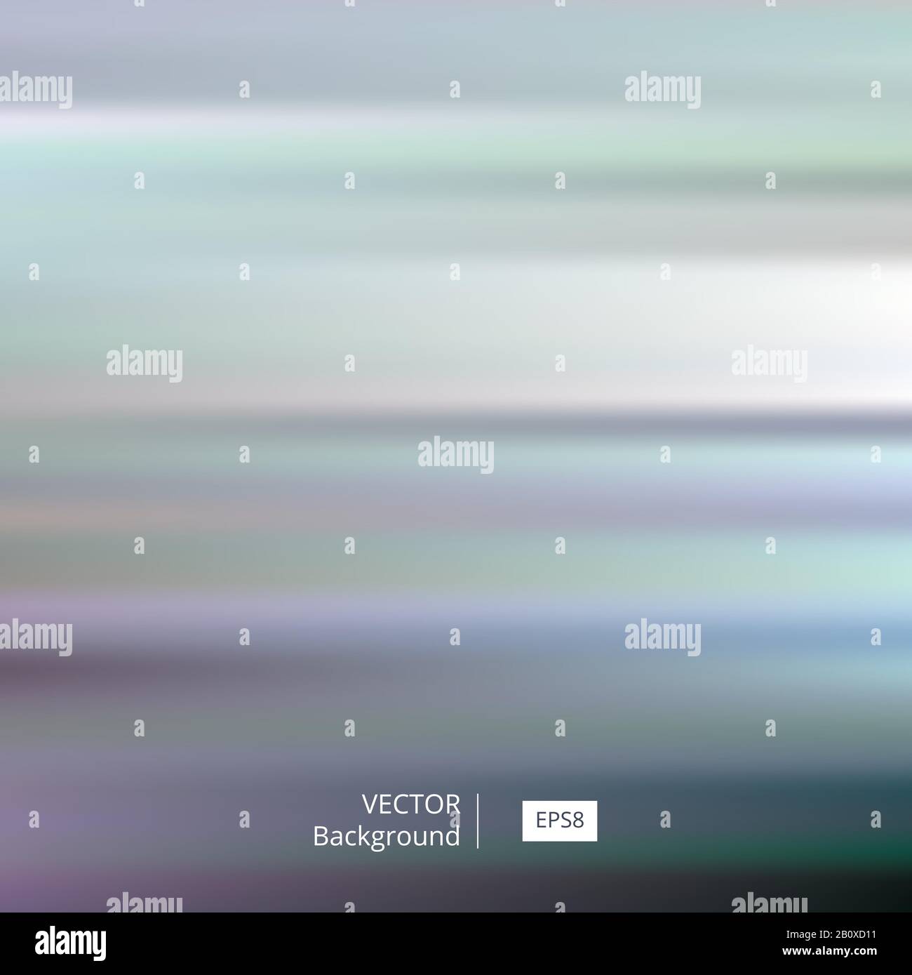 Sfondo astratto a righe colorate e sfocato. L'illustrazione del vettore EPS8 include campioni di pattern. Illustrazione Vettoriale