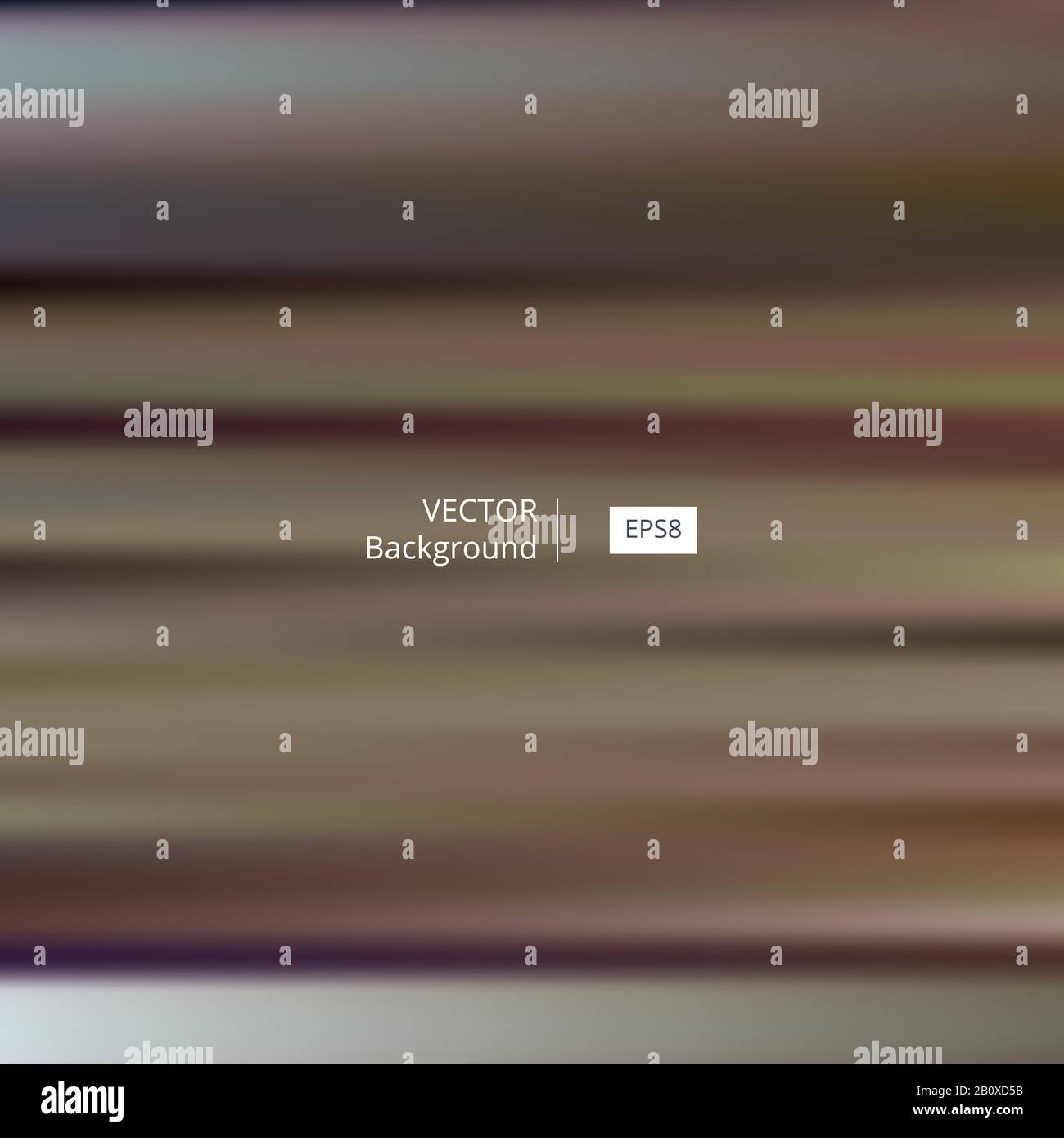 Sfondo astratto a righe colorate e sfocato. L'illustrazione del vettore EPS8 include campioni di pattern. Illustrazione Vettoriale