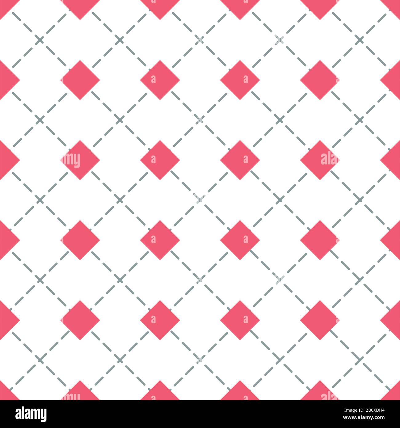 Pattern senza cuciture con rhombus in formato vettoriale EPS8, pattern slatch incluso. Illustrazione Vettoriale