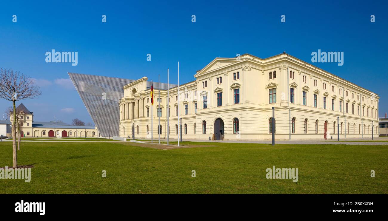 Museo Di Storia Militare Di Dresda, Sassonia, Germania, Foto Stock