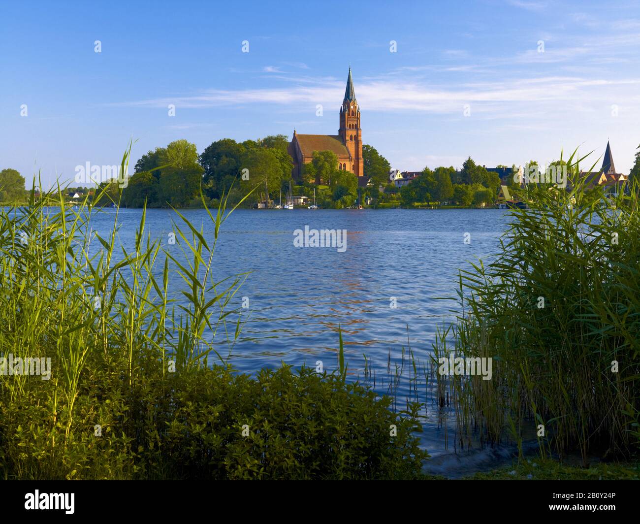 Marienkirche A Röbel, Meclemburgo-Pomerania Anteriore, Germania, Foto Stock