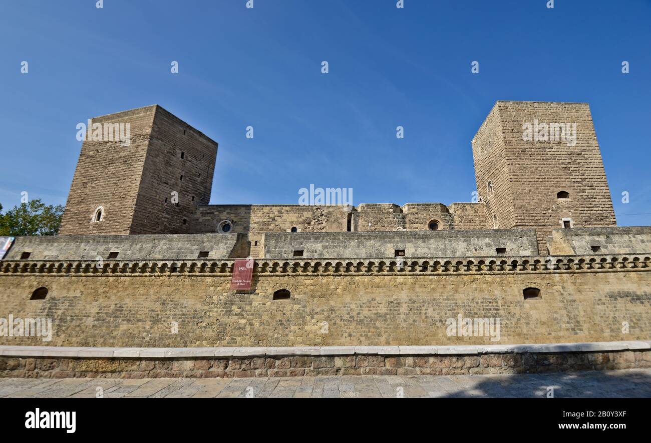 Castello Svevo Di Bari, Italia Foto Stock