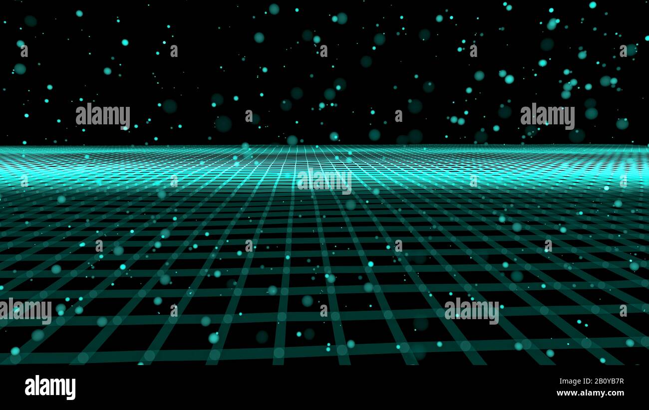 Rete di dati, illustrazione concettuale Foto Stock