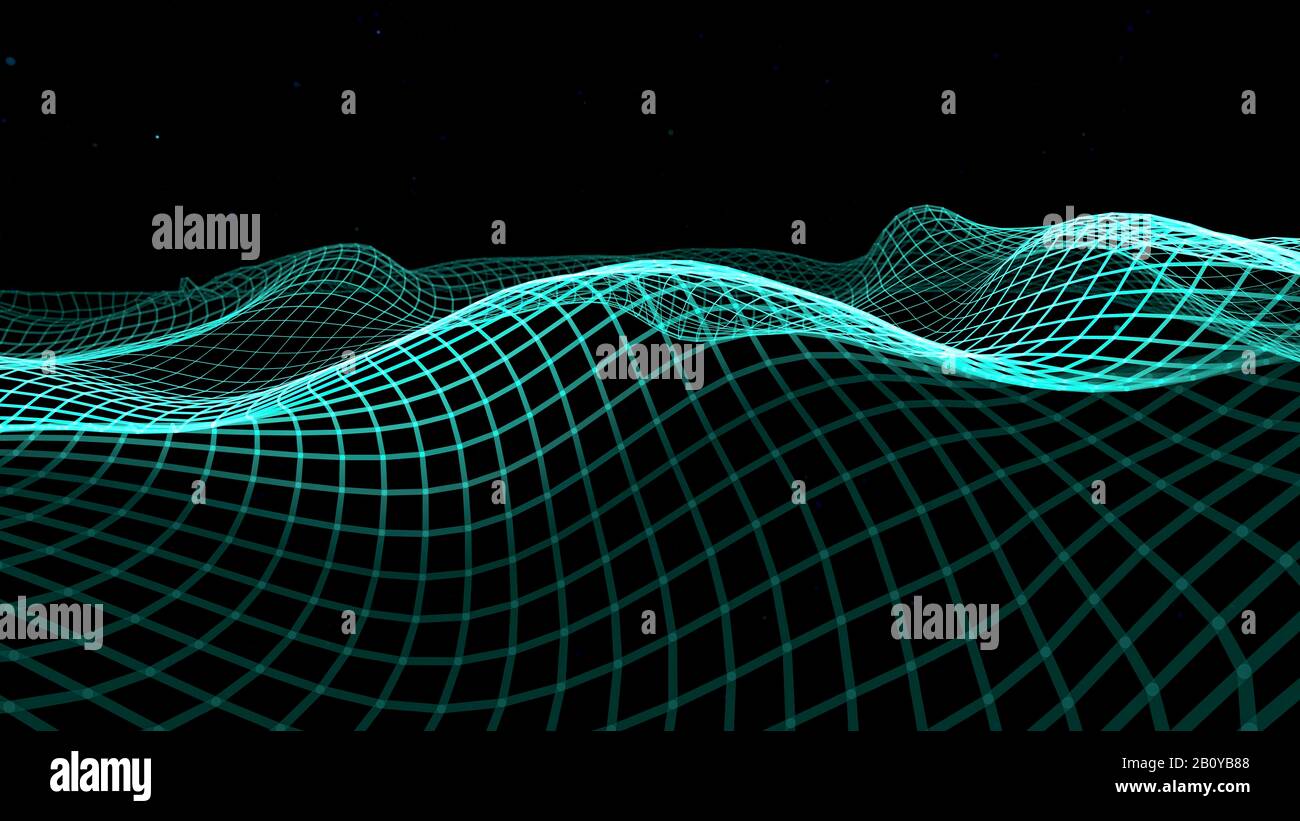 Rete di dati, illustrazione concettuale Foto Stock