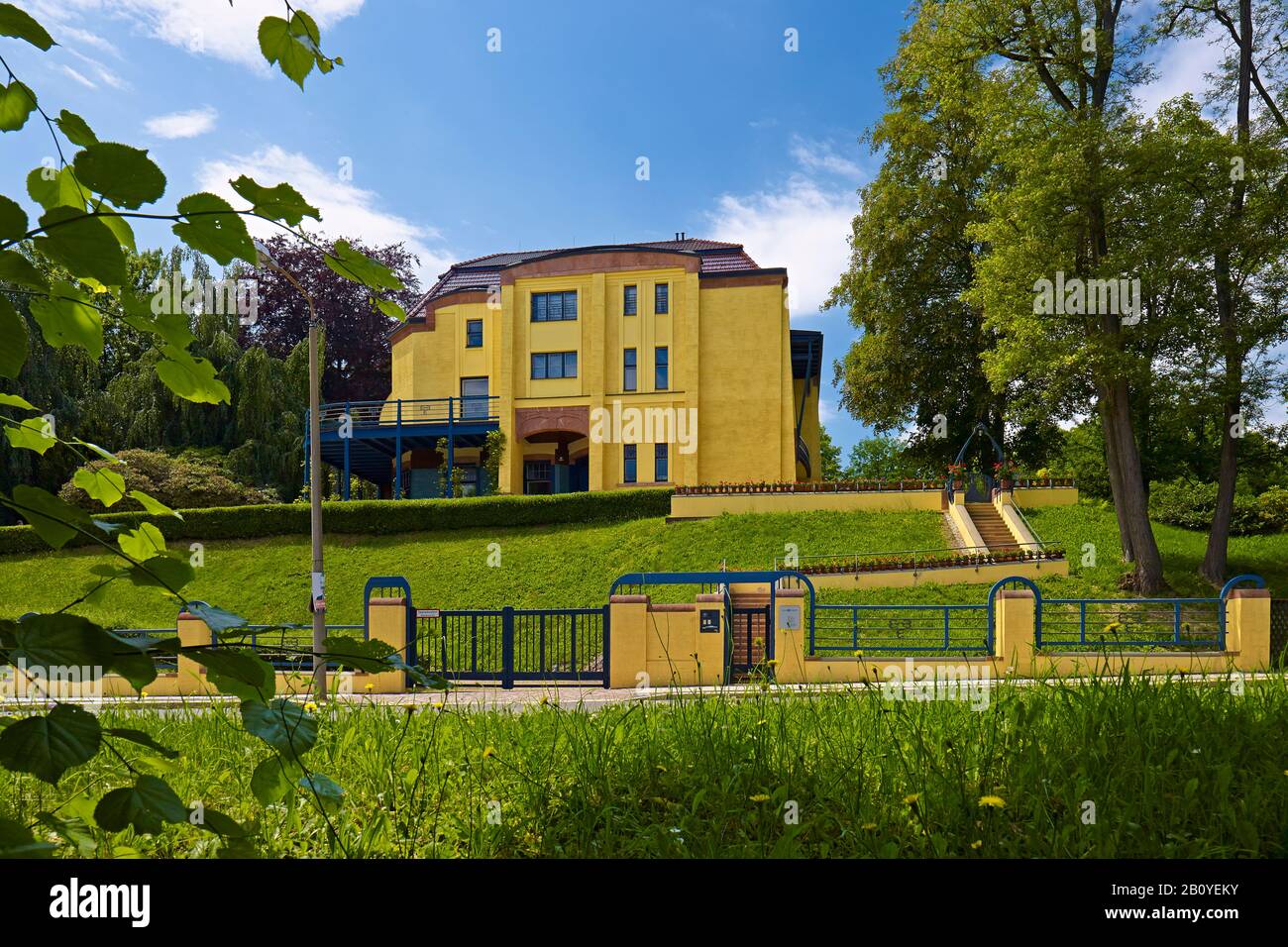 Villa Esche di Henry van de Velde a Chemnitz, Sassonia, Germania, Foto Stock