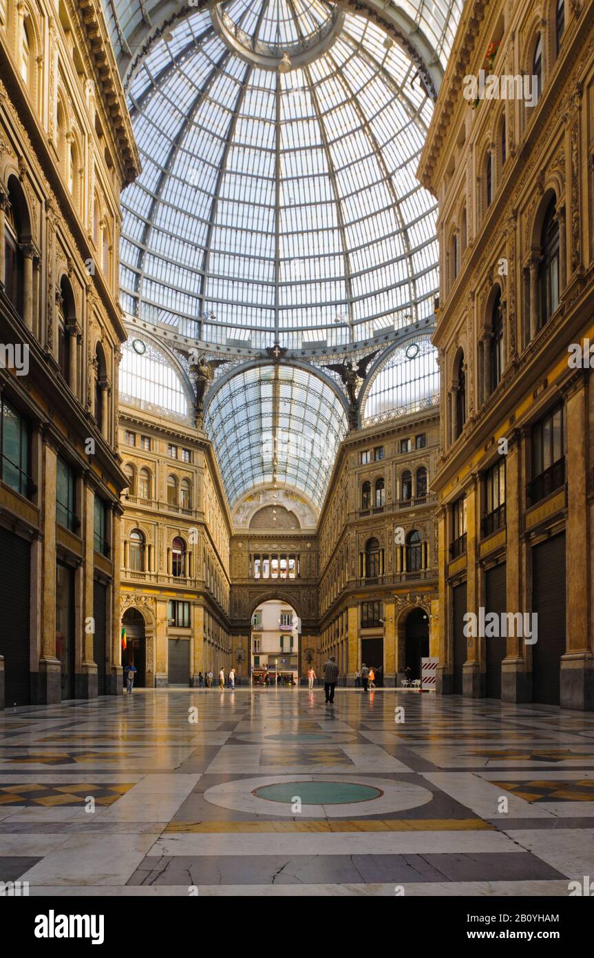 Galleria Umberto I, Napoli, Campania, Italia, Foto Stock