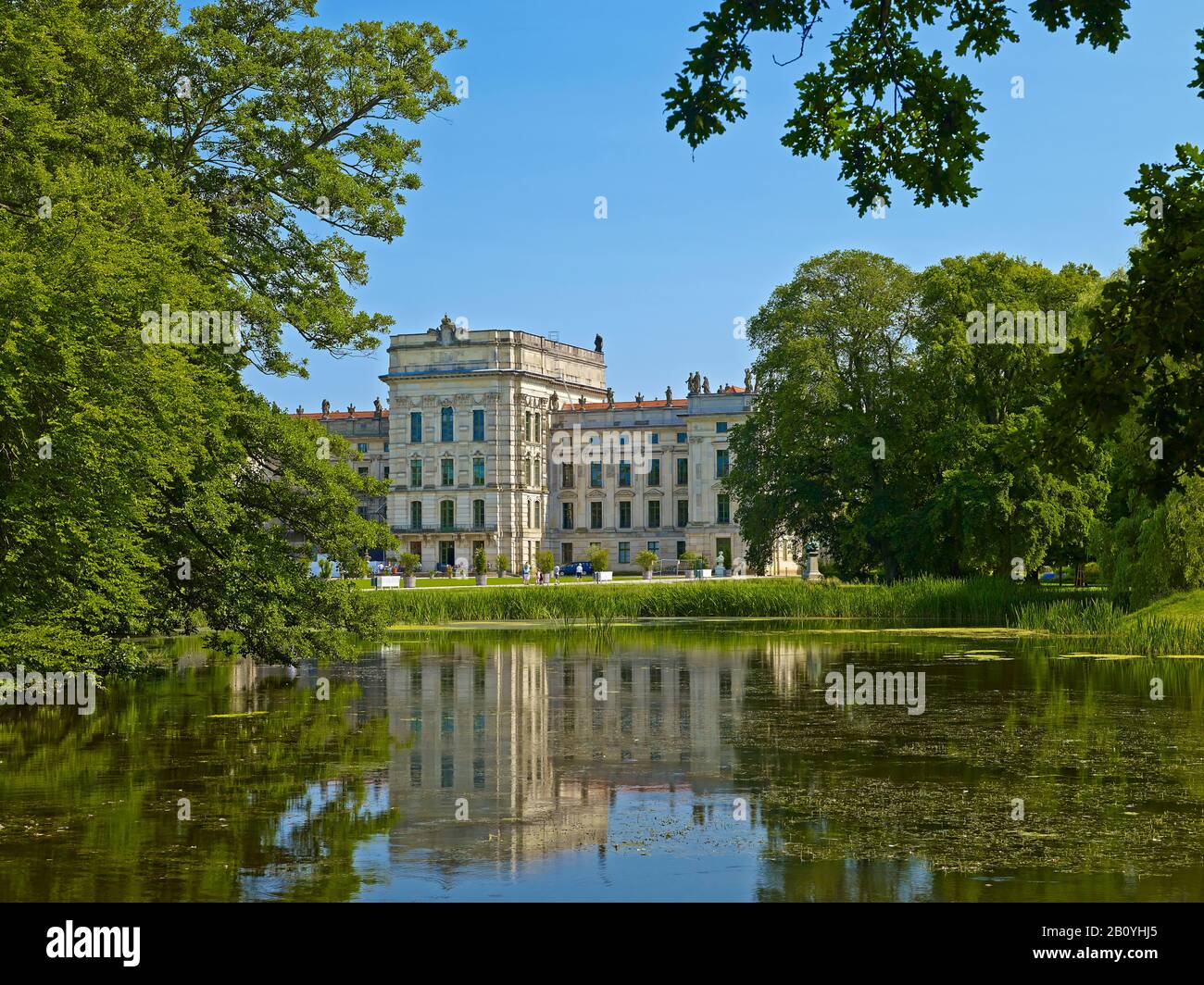 Palazzo Barocco Ludwigslust, Contea Di Ludwigslust-Parchim, Mecklenburg-Vorpommern, Germania, Foto Stock