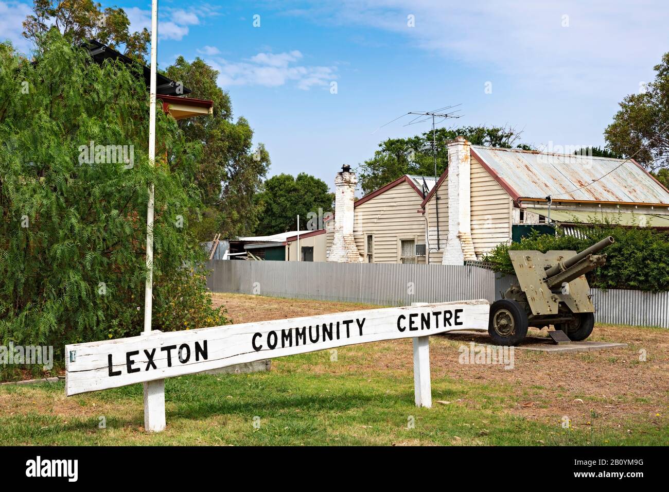 Lexton Australia / Lexton Community Center nella città rurale di Lexton Victoria Australia. Foto Stock