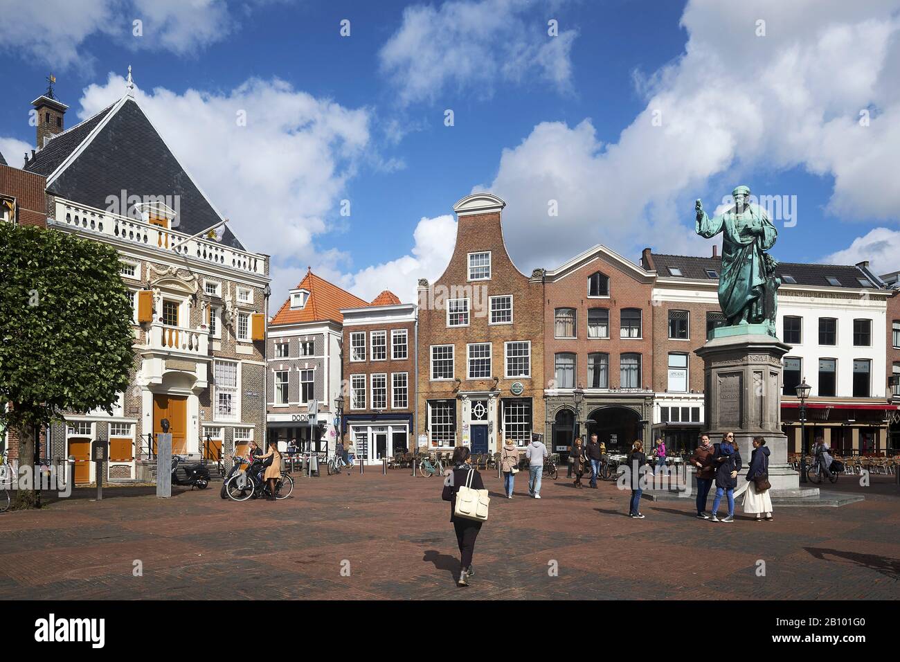 Grote Markt, Haarlem, Olanda Settentrionale, Paesi Bassi Foto Stock