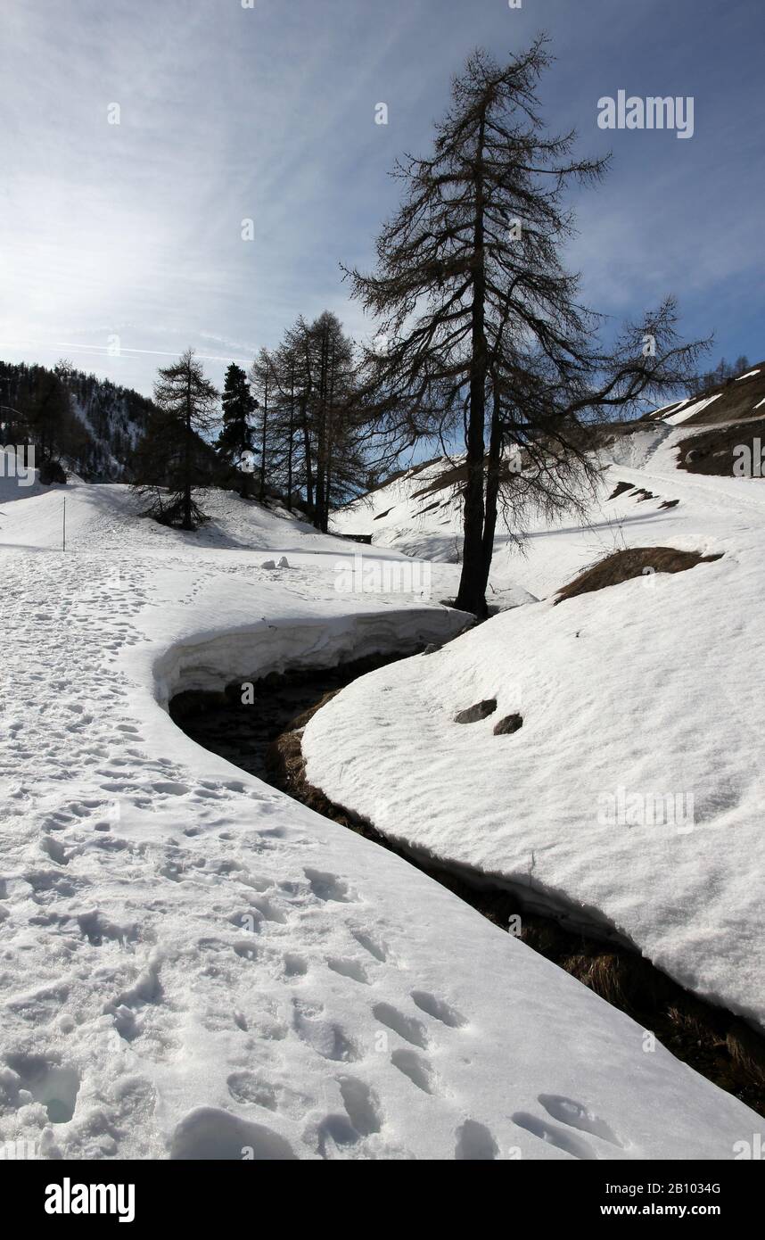 Claviere Piemonte Italia Foto Stock
