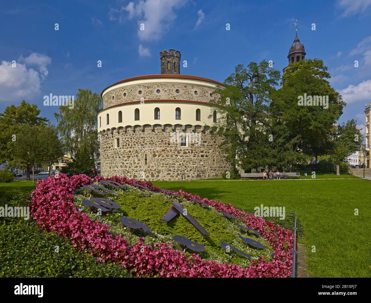 Kaisertrutz a Demaniplatz a Görlitz, Sassonia, Germania Foto Stock