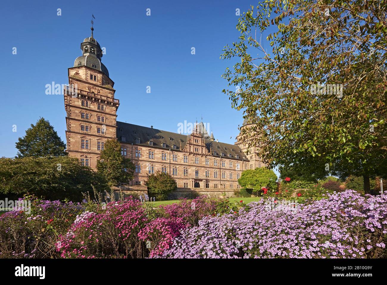Johannisburg Castello Di Aschaffenburg, Bassa Franconia, Germania Foto Stock