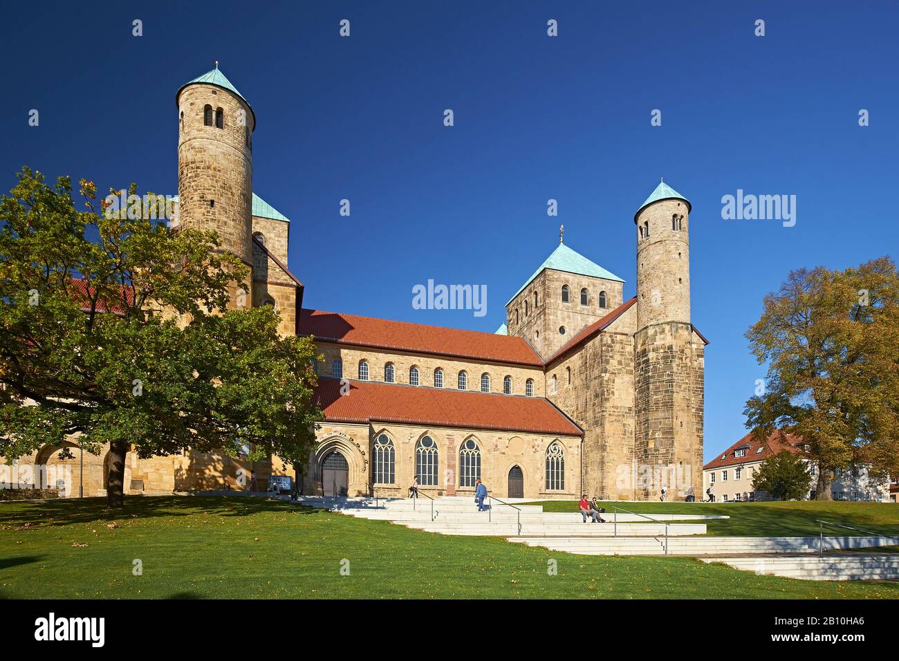 Chiesa Di San Michele A Hildesheim, Bassa Sassonia, Germania Foto Stock