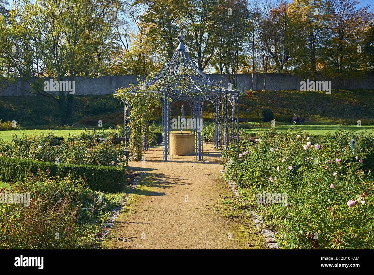 Magdalenengarten A Hildesheim, Bassa Sassonia, Germania Foto Stock